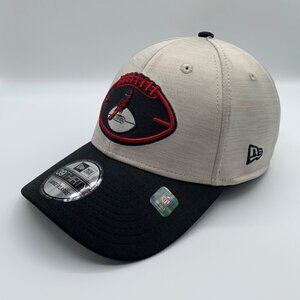 Arizona Cardinals Retro Beige Black New Era 39Thirty Stretch Fitted Hat L/XL New